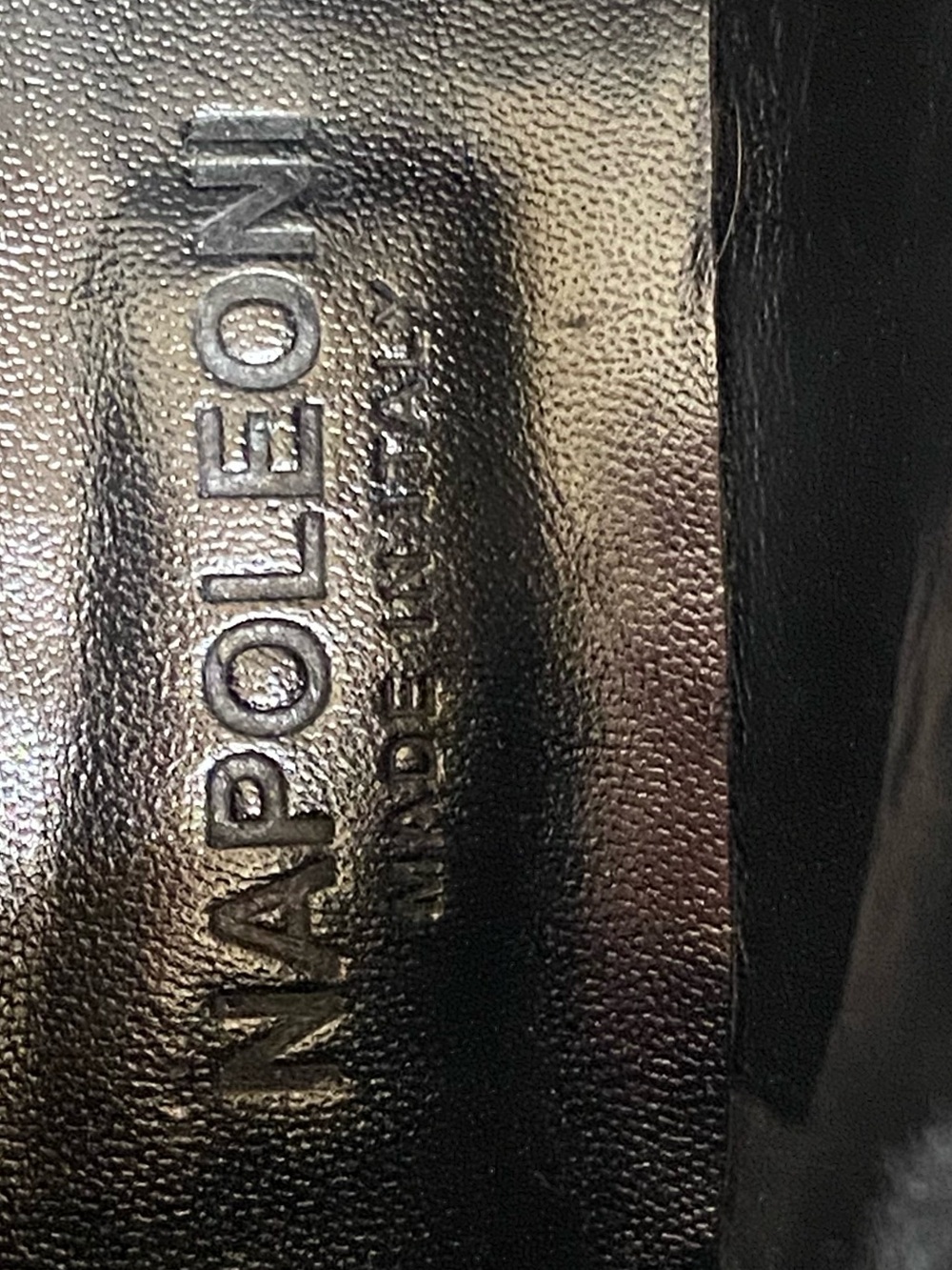 ‼️Made in Italy Fur Trim Black Lace-Up Women's Combat Boots - Picture 11 of 11